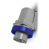 Разъем пром. силовой CEE настенный угловой, штекер, 32A, 2P+E 6h, 200_250VAC 50/60Hz, IP66/IP67/IP69, серия OPTIMA | код 245.3293 | Scame