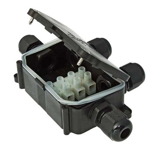 Коробка распределительная RUICHI BOX-4 IP65 3pin CA10-4P 10A/450V, пластик | код 103385 | Ruichi