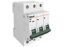 Модульный автоматический выключатель ВА-101 3 полюса, 50А, х-ка B | код. 11035DEK | DEKraft 