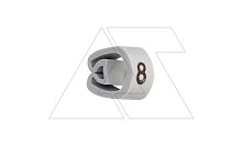 Маркер кольцевой RMS-02 59648-8, D кабеля 2,5-5mm, 1,5-4mm2, символ 8, PVC, серый (упак. 1000шт.) | код 4379728 | Cembre