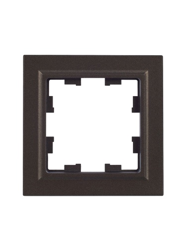 BRITE Рамка 1-местная РУ-1-БрТБ темная бронза | код BR-M12-K45 | IEK фото 4