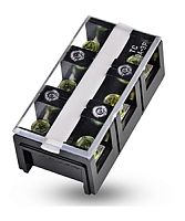 Блок зажимов ТС-1004, 100А, 4 клеммные пары, IP30 (ЭТ) | код ET505173 | Электротехник
