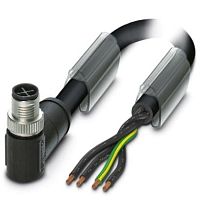 Силовой кабель SAC-4P-M12MRS/ 5,0-PUR PE | код 1408841 | PHOENIX CONTACT