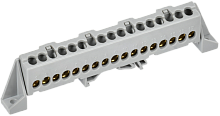 TEKFOR Шина L фаза в комб. изол. Стойка 6х9-17-Ср IEK | код TF-NN10-17-DP-K03 | IEK
