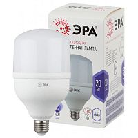 Лампа светодиодная LED POWER T80-20W-6500-E27 (диод, колокол, 20Вт, хол, E27 | код Б0027011 | ЭРА