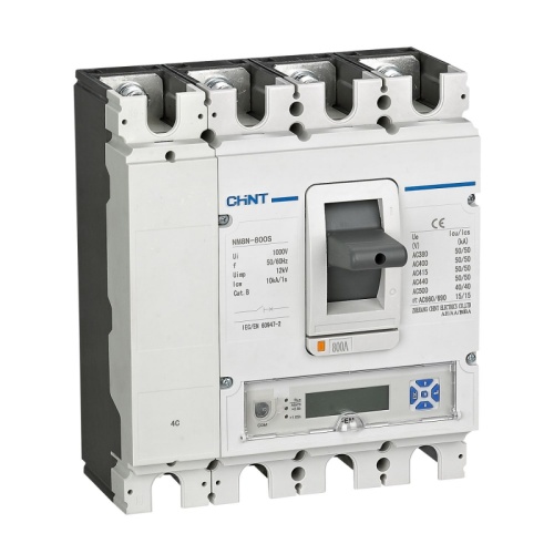 Авт. выкл. NM8N-630S EM 4P 400А 50кА с электр. расцепителем, LCD (R) | код 269478 | CHINT