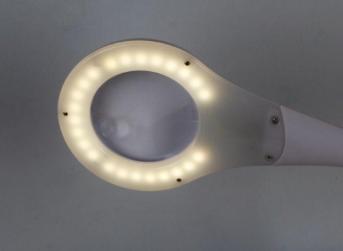 Светильник светодиодный настольный KD-790 C01 7Вт 4000К 230В сенсор. вкл. 4 уровня яркости лупа 3х/5х бел. Camelion 12484 фото 9