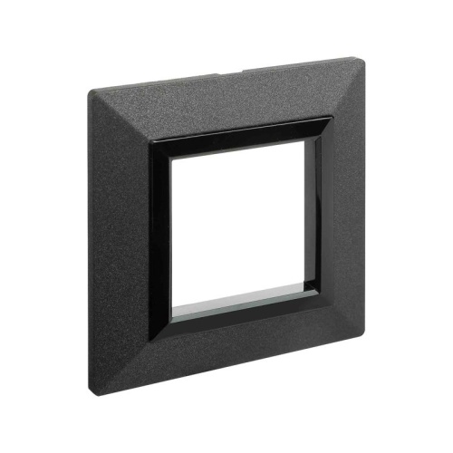 Рамка из металла, ''Avanti'', темно-серый, 2 модуля | код 4403852 | DKC