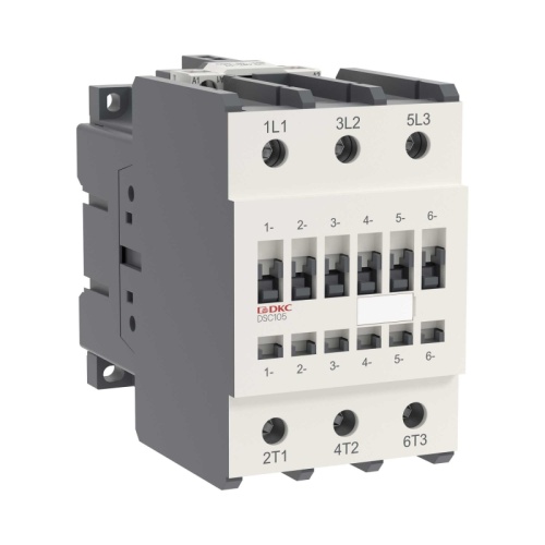 Магнитный контактор YON DSC105 105A 55кВт AC3 3P кат.110В DC | код DSC105-3C00D110 | DKC