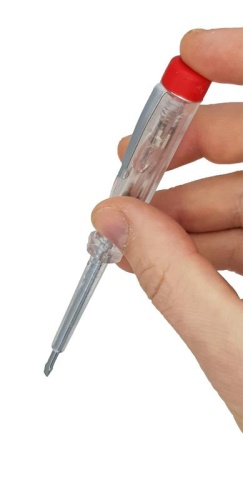 Отвертка тестер напряжения 3,0X0,8X65 220-250 В | код 36130000 | FELO фото 2