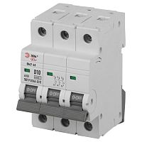 Выключатель автоматический 3п D 10А 4.5кА ВА47-63 PRO ЭРА Б0059475