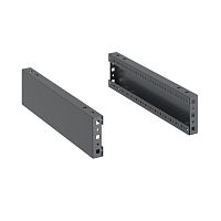 Панели цоколя для корпусов CQE & CQE N, ШхГ 1600 мм, В=100 мм, RAL7011, комплект - 2 шт. | код R5NFP160 | DKC