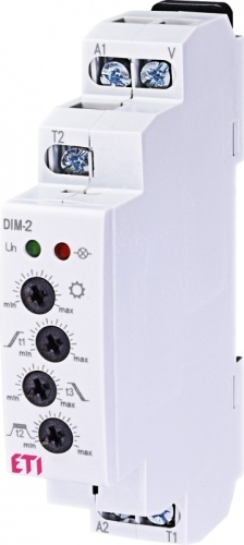 Реле управления лестн. освещ. с функцией диммера DIM-2 230V (до 500W_AC1) | код 002470009 | ETI