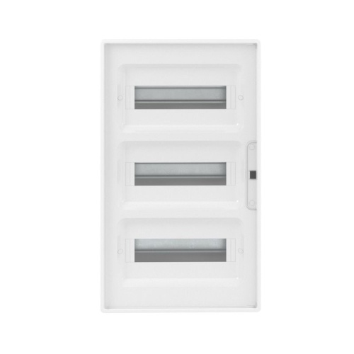 Щиток 36 мод встраиваемый для полых стен FRAME ЩРв-П-36, белый, с прозрачной дверцей, с 4 шинами PEN (2шт на 8 отв. и 2шт на 10 отв.) F36B3WT DKC | код F36B3WT | DKC фото 2