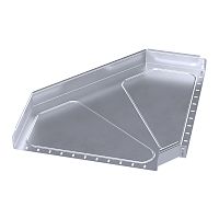 Угол горизонтальный 90 градусов Стандарт INOX (AISI 316) 600х80 Промрукав | код PR16.3543 | ПРОМРУКАВ