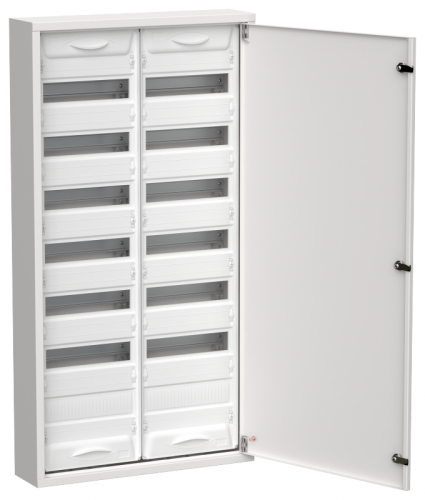 TITAN 5 Корпус мет. ЩРн-168 (2х84) 1085х570х140 IP31 бел IEK | код TI5-50-N-2X084-31 | IEK