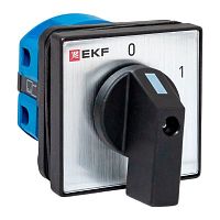 Переключатель кулачковый ПК-1-12 25А 2P «0-1» IP65 EKF | код pk-1-12-25-65 | EKF