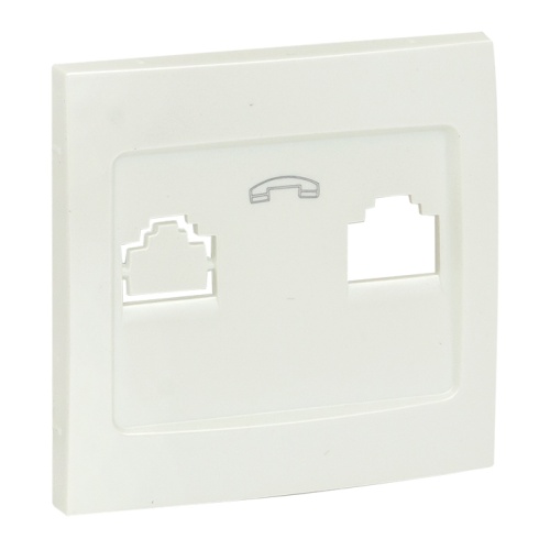 Валенсия лицевая панель розетки Phone 1-местная жемчуг PROxima | код EST01-L-034-50 | EKF Валенсия лицевая панель розетки Phone 1-местная жемчуг PROxima | код EST01-L-034-50 | EKF