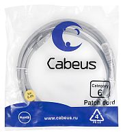Патч-корд U/UTP, категория 6, 2xRJ45/8p8c, неэкранированный, оранжевый, PVC, 3м | код PC-UTP-RJ45-Cat.6-3m-OR | Cabeus
