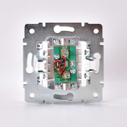 KARINA Розетка ТВ проходная жемчужно-белый перламутр (10шт/120шт) | код 707-3088-129 | Lezard фото 3