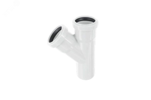 Тройник НПВХ 110х50 87 градусов ВК ШУМЭКС | код 2391063 | Хемкор
