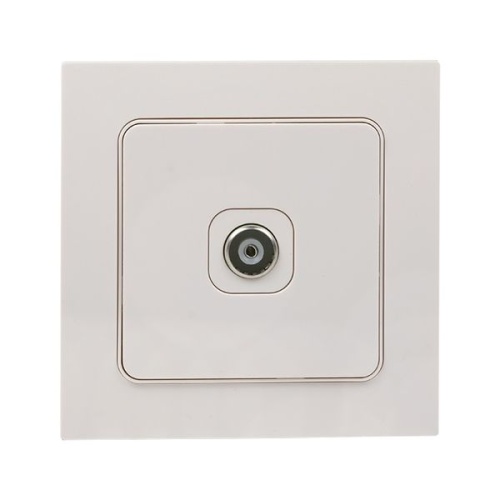 Стокгольм Механизм Розетки TV 1-местной оконечной 10дБ-240МГц белый | код EYA00-227-10 | EKF фото 4