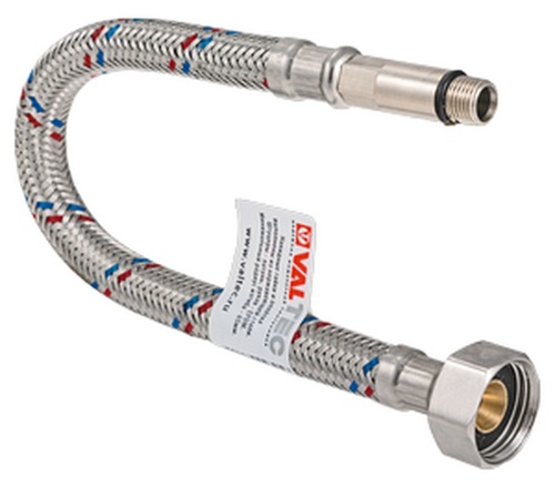 г/п для воды М10х35 - G1/2" 60см Гайка-Н.сталь/ниппель-Н.сталь | код. VTf.004.IS.0435060 | VALTEC