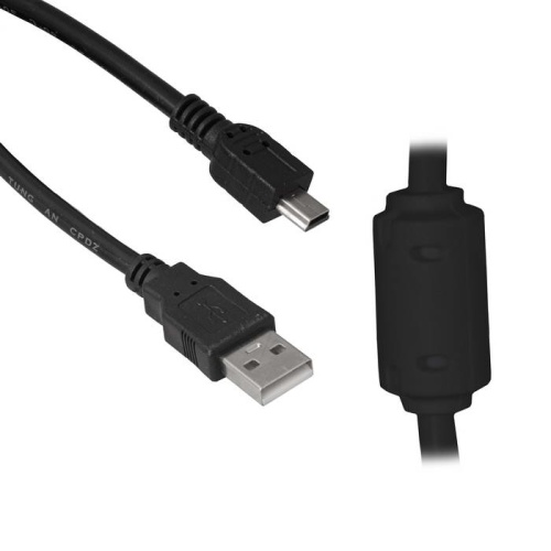 Компьютерный шнур RUICHI USB 2.0 A(m)-mini USB B(m), 1.8 м | код 113808 | Ruichi