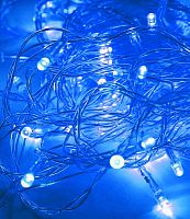 Гирлянда светодиодная 50LED провод 6.5м 8 режимов мигания | код KOC_GIR50LED_B | КОСМОС