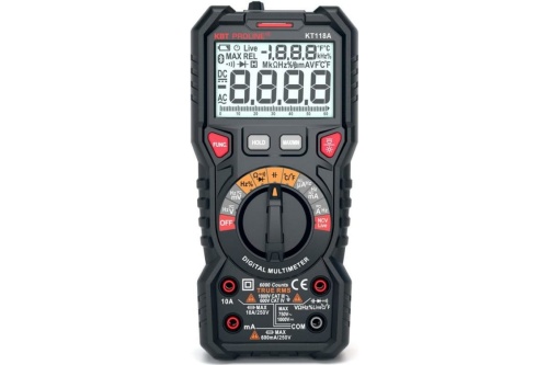 Мультиметр цифровой KT 118A PROLINE | код. 79126 | КВТ