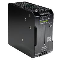 Источник питания, однофазный, 24 V / 10 A, 240 W диапазон входных напряжений: 85 – 264 V AC, 90 – 350 V DC габариты (мм): ширина x высота x глубина: 60 x 125 x 150 вес 0,9 кг монтаж: на DIN рейку, температура окружающей среды –40°C…+70°C | код 81.00