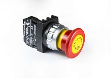 Кнопка аварийная с маркировкой Грибок красная (1НЗ), H200EE | код H200EE | EMAS