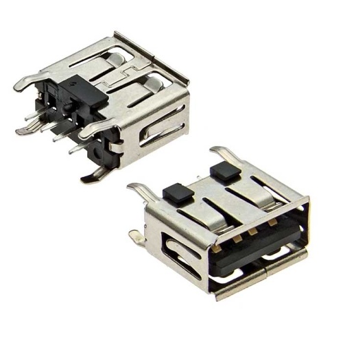 Разъём USB SZC USBA-1JS (SZC), 4 контакта | код 107456 | SZC