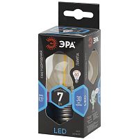 Лампа светодиодная декоративная LED 7 Вт 910Лм 4000К шар, филамент нейтральный E27 230В F-LED P45-7W-840-E27 | код Б0027949 | ЭРА