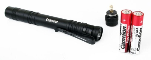 Фонарь LED51517 XPE 3 режима 2хLR03 (в компл.) алюм. черн. (открывающ. блист.) Camelion 12917 фото 7
