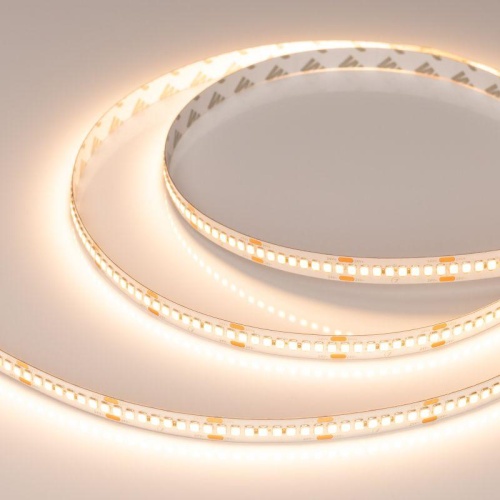 Лента светодиодная RT-A240-10mm 24V Warm2400 (22 W/m, IP20, 2835, 5m) (ARL, высокая эффективность 150 лм/Вт, 240 LED/m) | код 55992 | Arlight