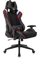 Кресло игровое Zombie VIKING 4 AERO белый/синий/красный ткань/эко.кожа с подголов. крестов. пластик | код 1197913 | ZOMBIE