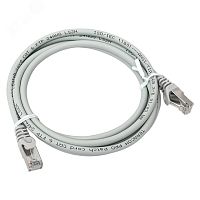 Патч-корд TERACOM PRO Cat.6 экранированный FTP оболочка LSZH серый (3.0м) | код TRP-6FTP-LSH-3M-GY | EKF