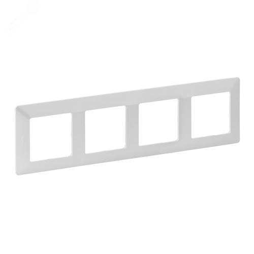 Valena LIFE Рамка 4 поста жемчуг универсальная | код 754144 | Legrand
