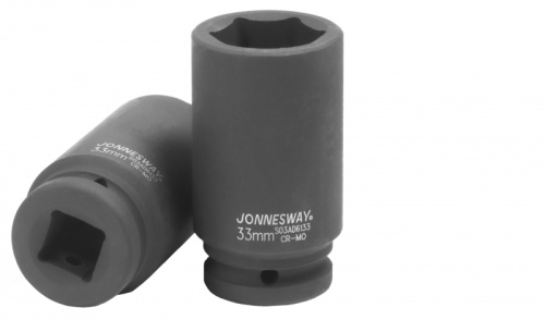 S03AD6133 Головка торцевая ударная глубокая 3/4DR, 33 мм | код S03AD6133 | JONNESWAY