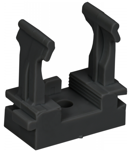 ELASTA Держатель для гофр. труб под м. пист. CFM20 черн. IEK | код ET-TA10D-CFM-020-K02-100 | IEK