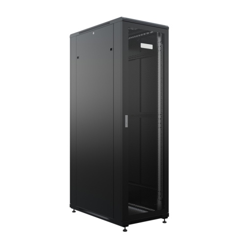 Напольный шкаф 19 серии Standart 42U 800х1000мм, передняя и задняя дверь с перфорацией, RAL9005 (состоит из 2 частей) REXANT | код 04-2364-1 | REXANT
