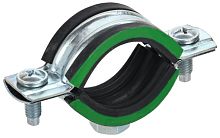 ELASTA Скоба металлическая двухкомпонентная с резиновым уплотнителем d=11-15мм IEK | код ET-MP40D-SK-011-02-270 | IEK