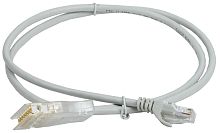ITK Патч-корд 110-RJ45 4 пары кат.5E 1м серый | код PC01-11045-4P1M | IEK