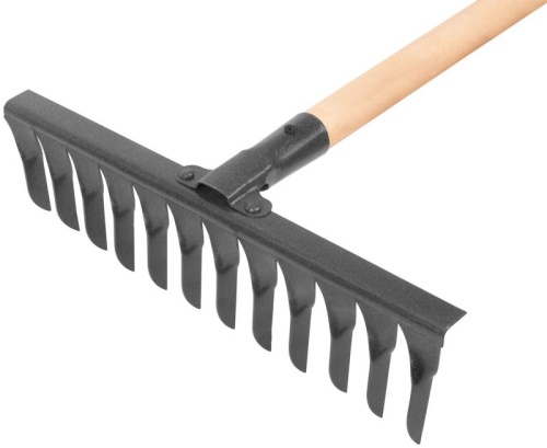 Грабли витой зуб 12 зубьев с деревянным черенком КУРС 76964 фото 2 Грабли витой зуб 12 зубьев с деревянным черенком КУРС 76964 фото 2