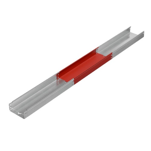 Лоток листовой неперфорированный 200х80 L3000 сталь 1.5мм "БЫСТРЫЙ МОНТАЖ ПЛЮС" LNplus80-200-1.5-3000 оцинк. КМ PL0343 фото 3