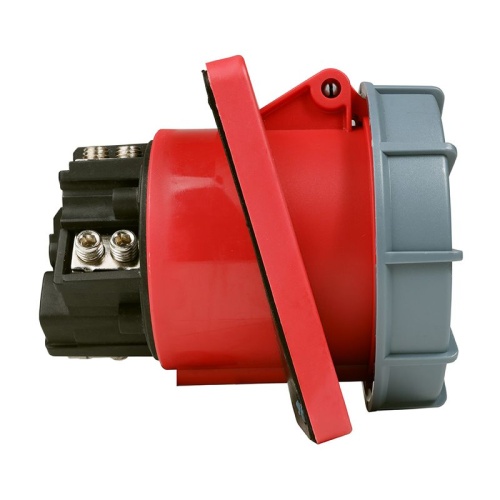 Розетка фланцевая наклонная 445 125А 6h 380AC 3P+PE+N IP67 КЭАЗ 332745 фото 4