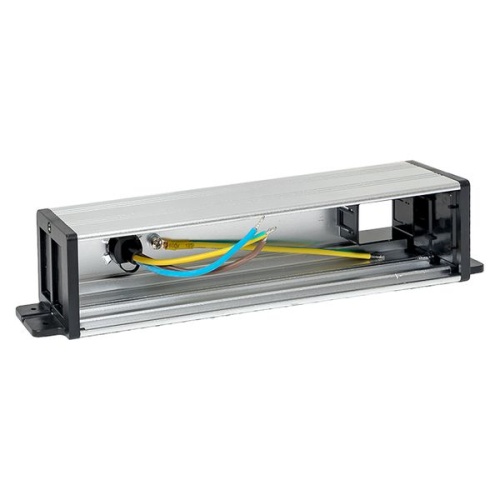 Встраиваемый настольный розеточный блок для крепления под столом, 10 модулей, C-Line | код cl-vnbu-10-s | EKF фото 2