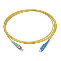 Cabeus FOP(s)-9-FC/APC-SC/UPC-2m Шнур оптический simplex FC/APC-SC/UPC 9/125 sm 2м LSZH | код 8053c | Cabeus