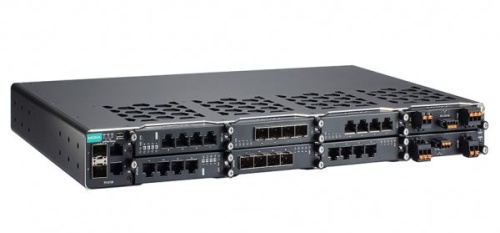 Коммутатор PT-G7828 Layer 3 Switch with 2*FE/GE SFP, 2*FE/GE T(X), 6 Ethernet module slots and 2 power module slots | код 00-06118419 | MOXA